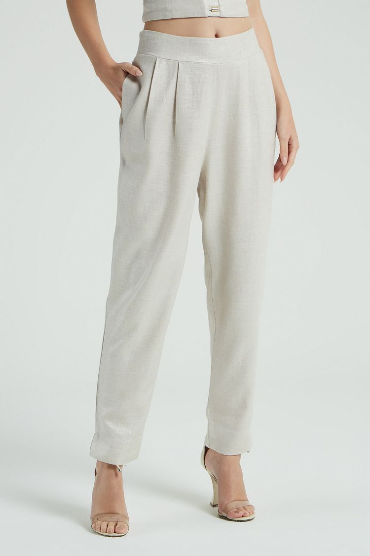 CALCA LINHO FOIL PRATA-PRATA P - PRATA - 272887