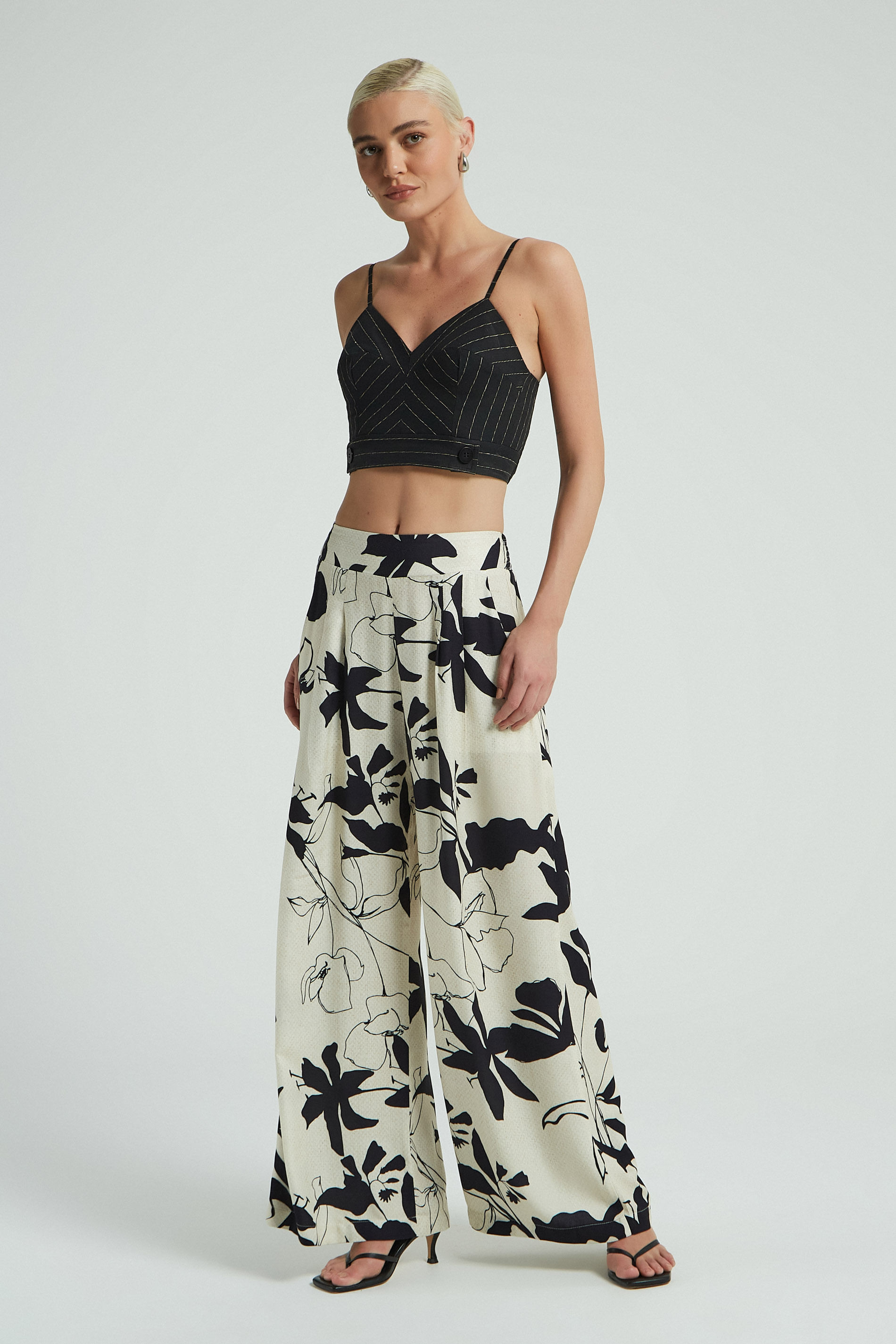 PANTALONA ESTAMPA RIVIERA DAS FLORES P - EST RIVIERA DAS FLORES - 272952