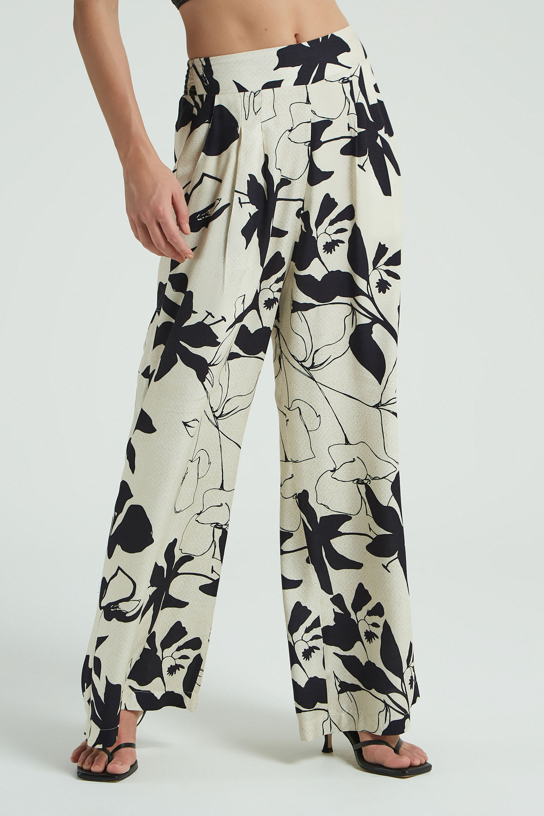 PANTALONA ESTAMPA RIVIERA DAS FLORES P - EST RIVIERA DAS FLORES - 272962
