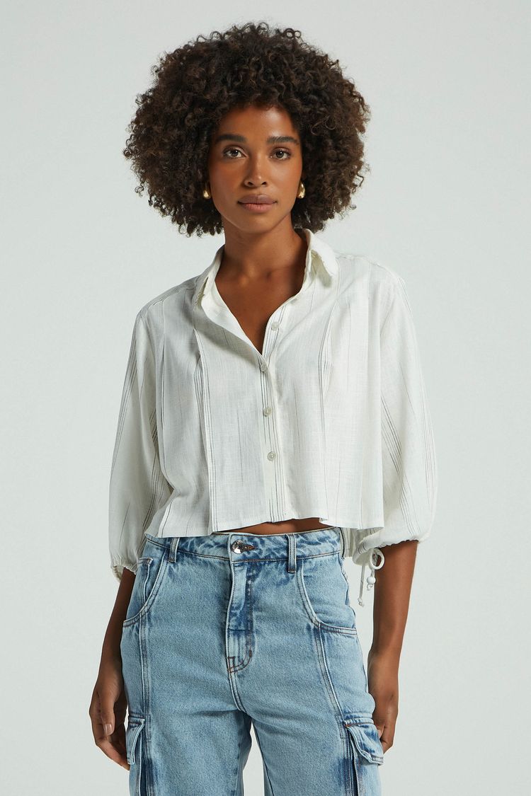 CAMISA AMARRACAO MG-BRANCO PP - BRANCO - 272972