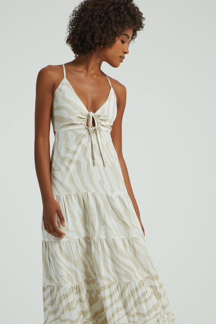 VESTIDO LONGO BBDS-OFF WHITE P - OFF WHITE - 274375