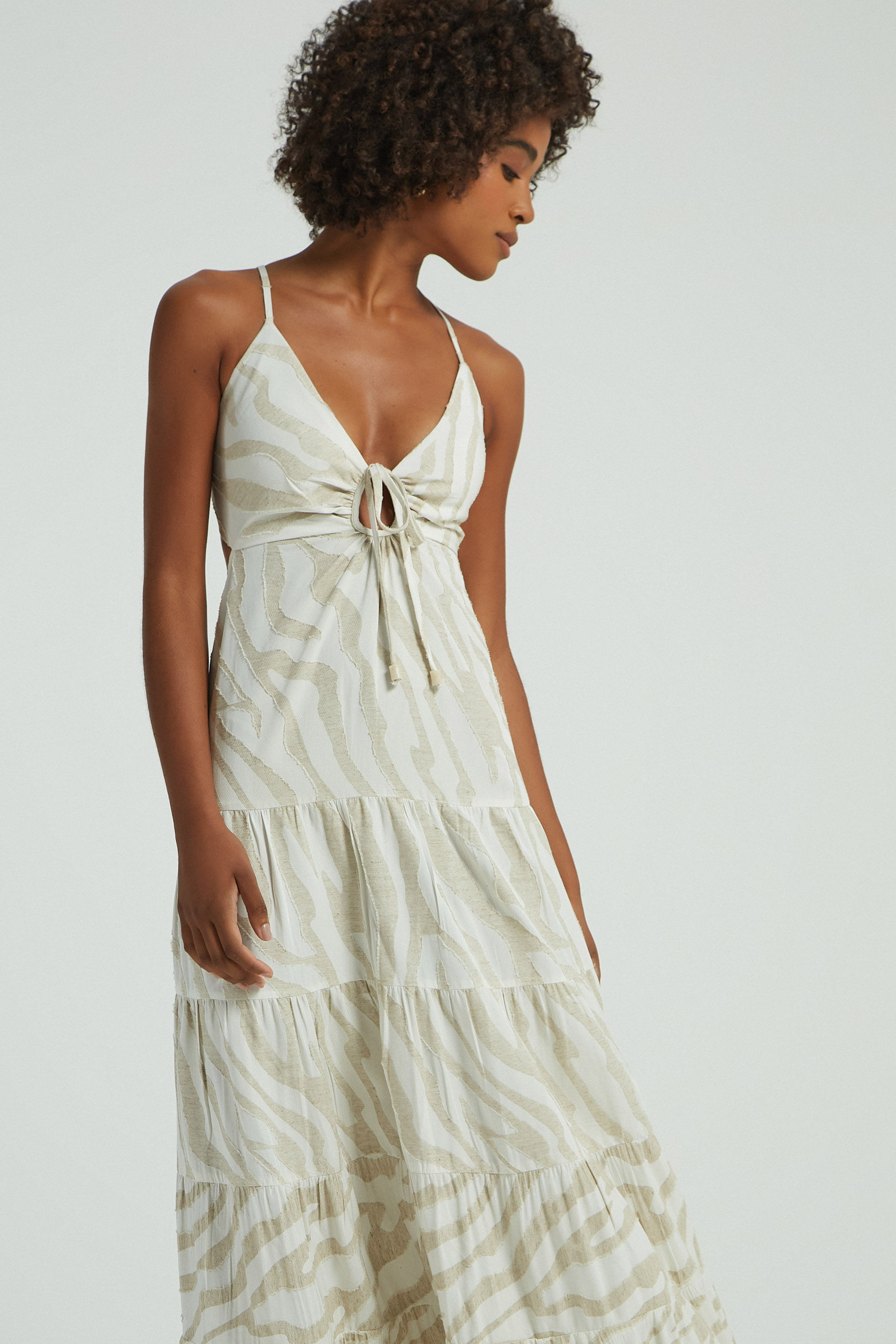 VESTIDO LONGO BBDS-OFF WHITE P - OFF WHITE - 274375