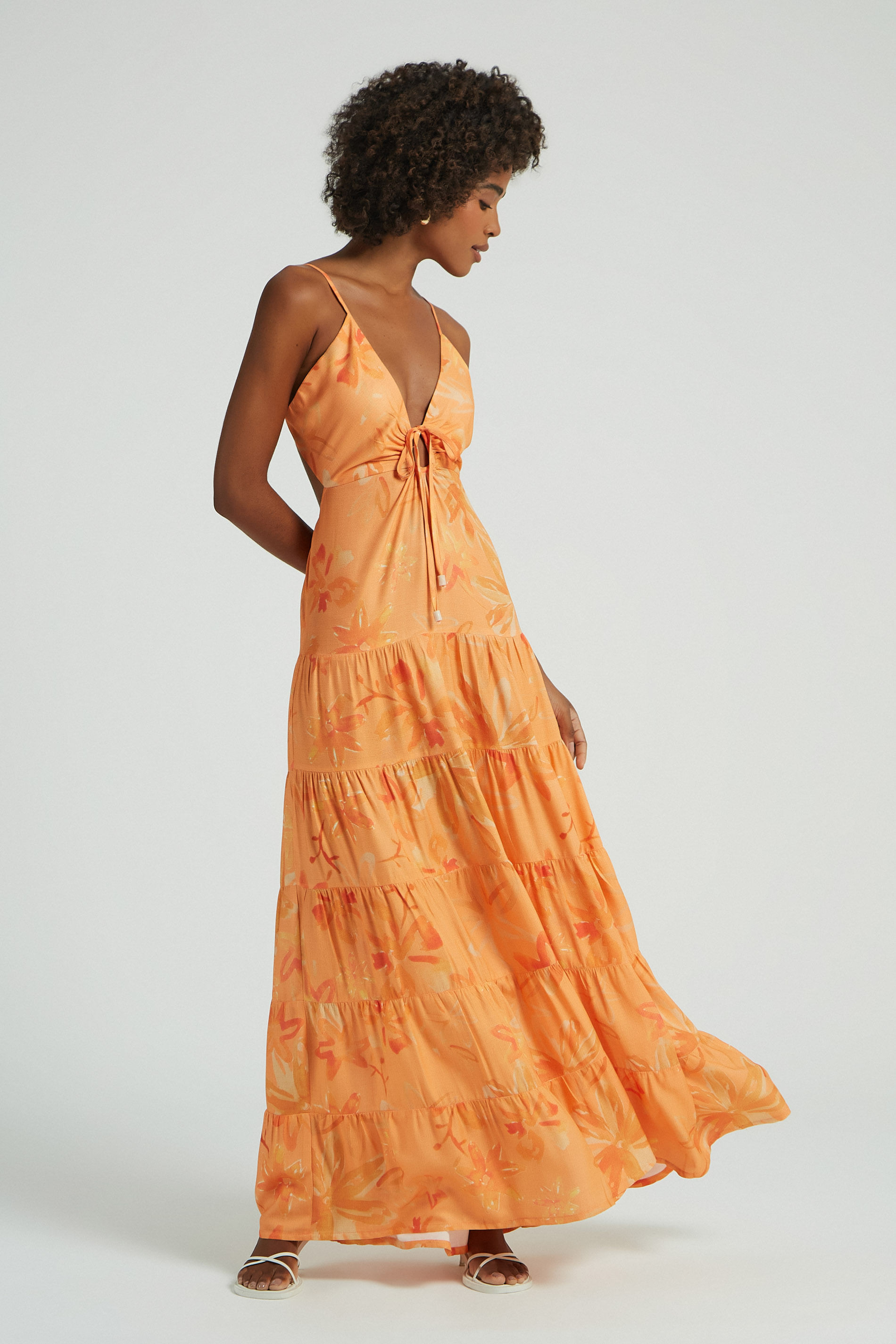 VESTIDO LONGO ESTAMPA VERANO GG - EST VERANO - 274385