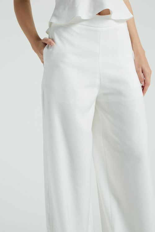 CALCA PANTALONA ALFAIATARIA-BRANCO