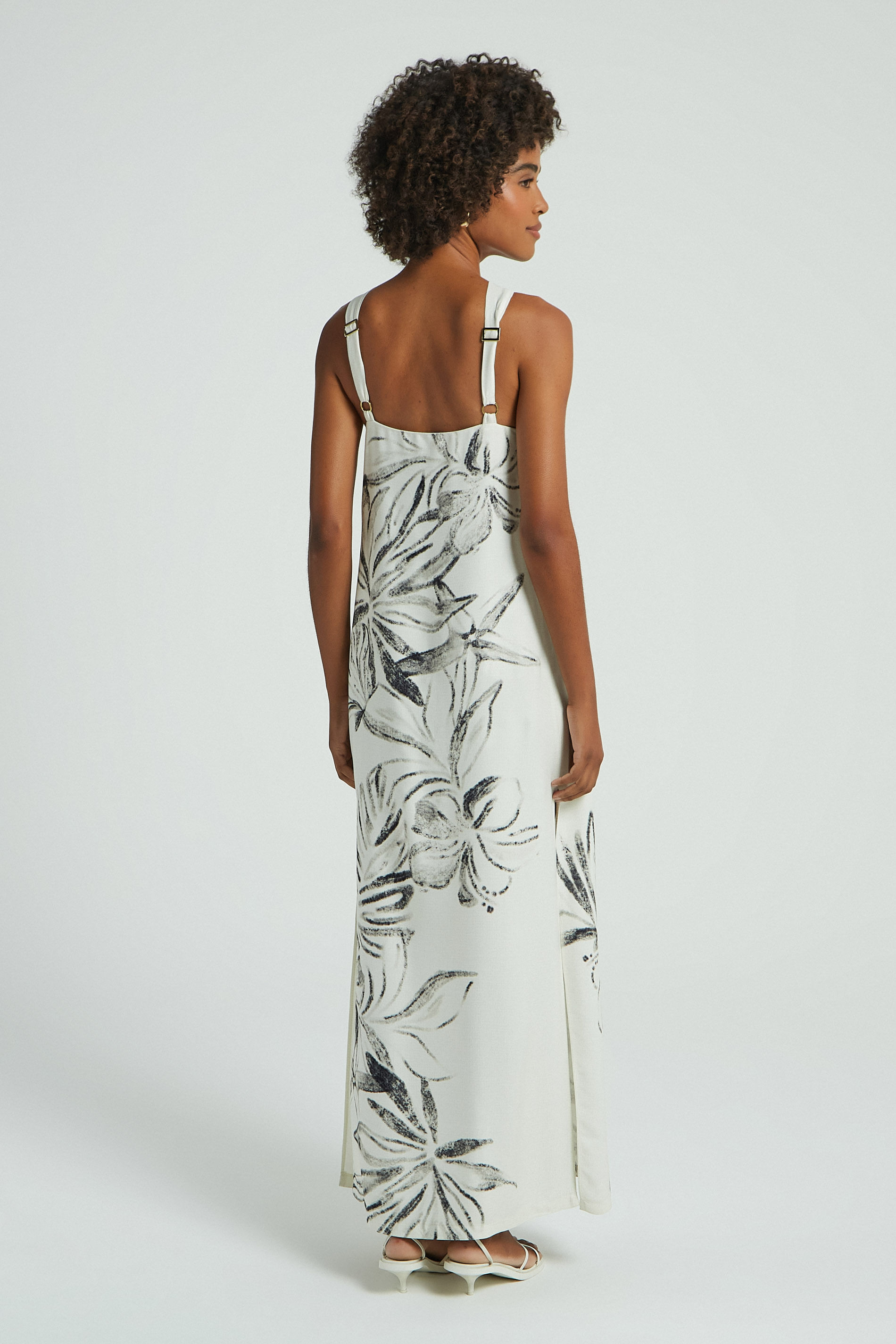 VESTIDO LONGO ESTAMPA FLORAL PRAIANO G - EST FLORAL PRAIANO - 275839