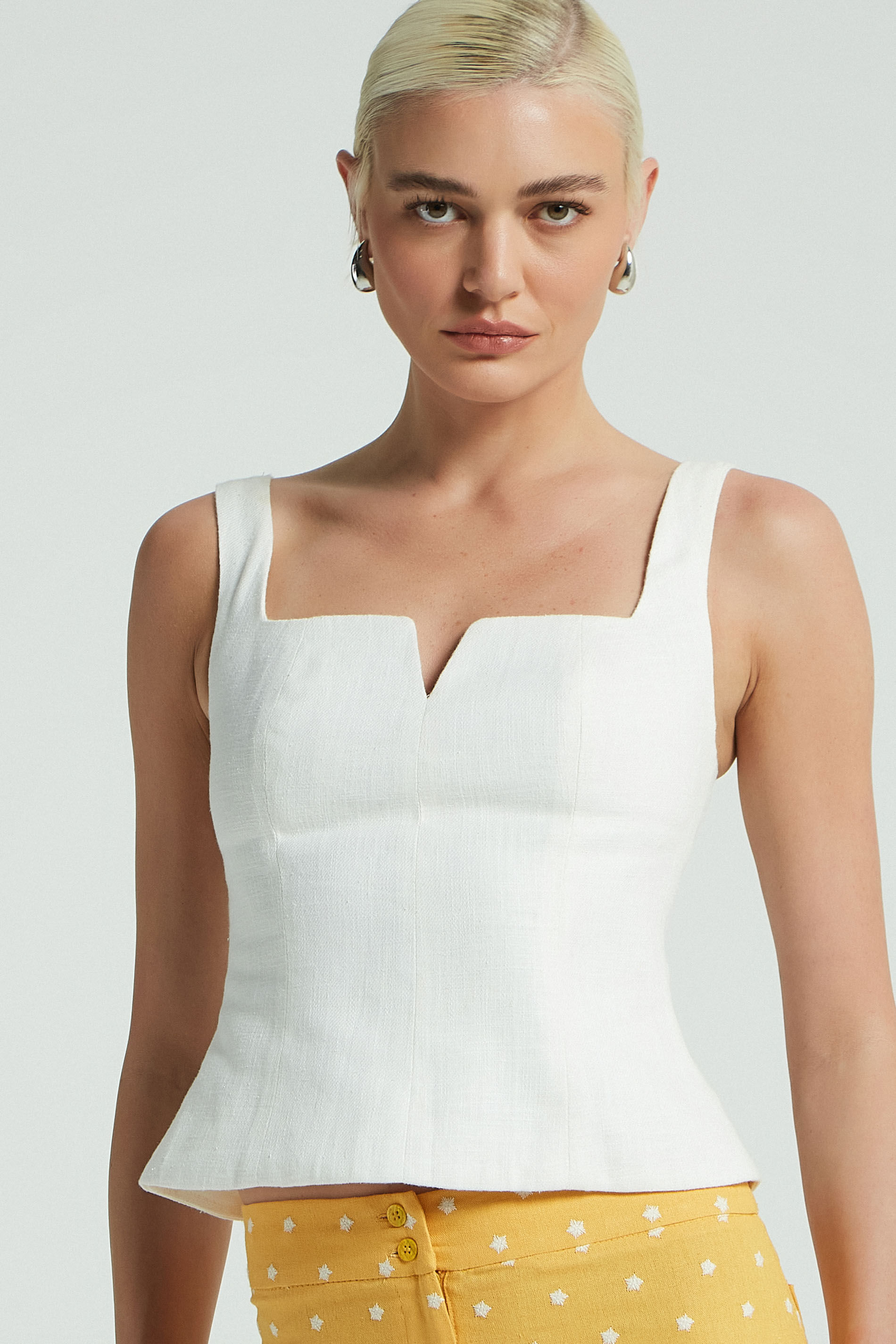 BLUSA ALCA LARGA CORPETE-BRANCO GG - BRANCO - 276054
