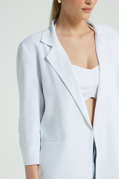 BLAZER OVERSIZED BRANCO