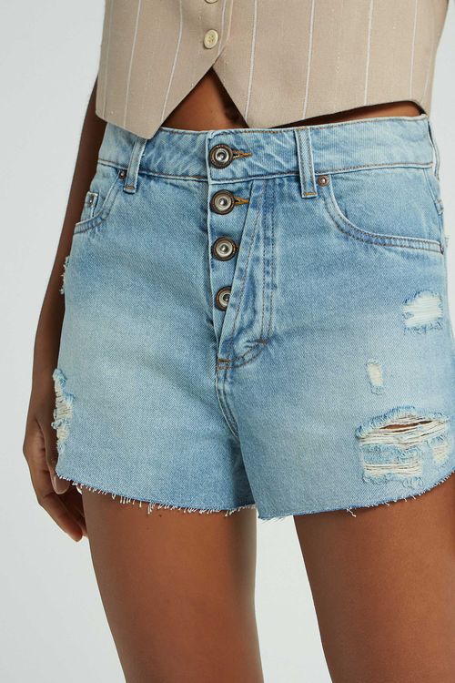 SHORT JEANS MEIA BRAGUILHA-JEANS