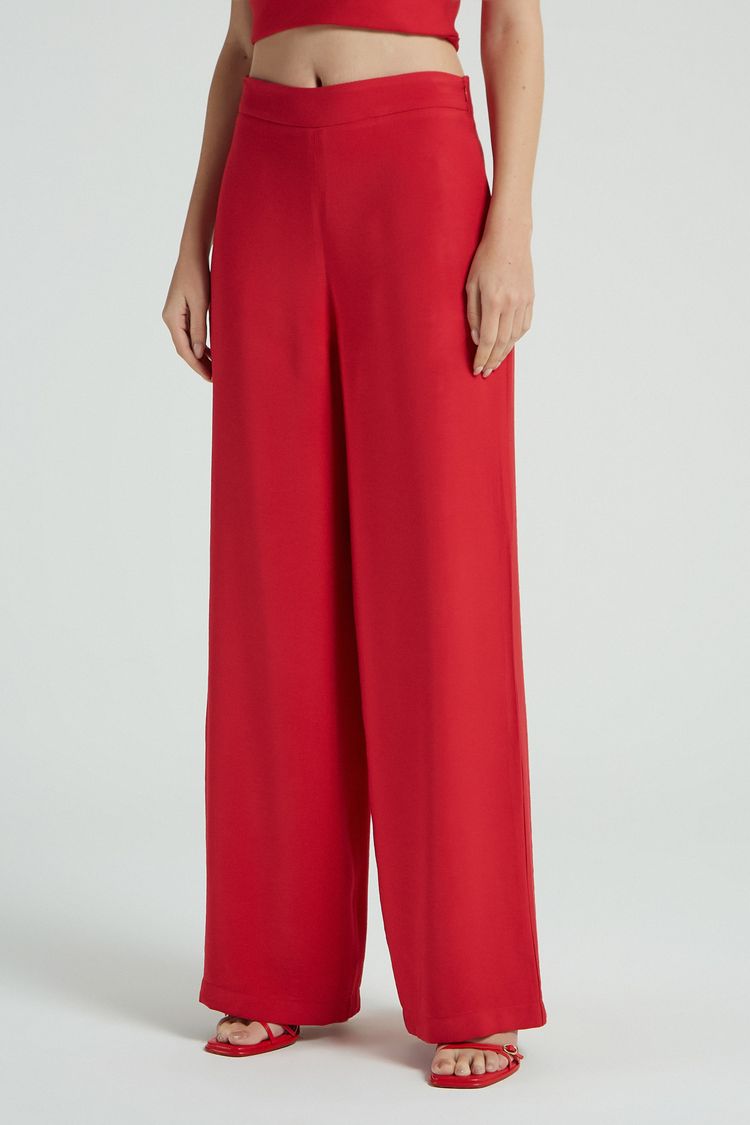 CALCA PANTALONA ALFAIATARIA-VERMELHO M - VERMELHO - 280524