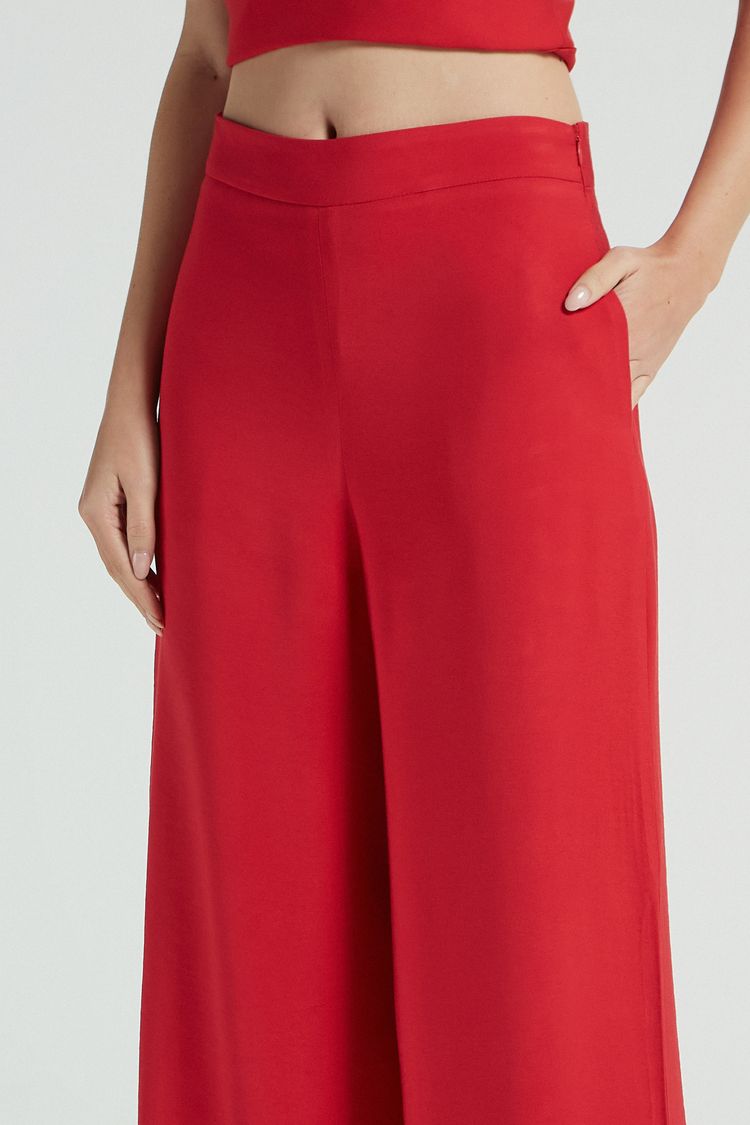 CALCA PANTALONA ALFAIATARIA-VERMELHO M - VERMELHO - 280529
