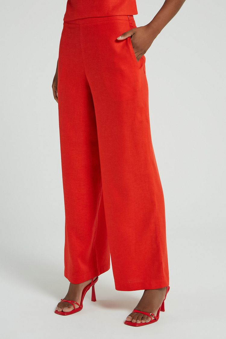 CALCA PANTALONA LINHO-VERMELHO G - VERMELHO - 280544