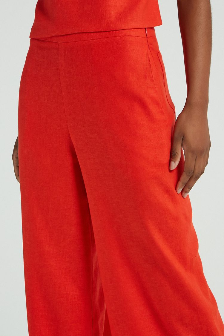 CALCA PANTALONA LINHO-VERMELHO G - VERMELHO - 280549
