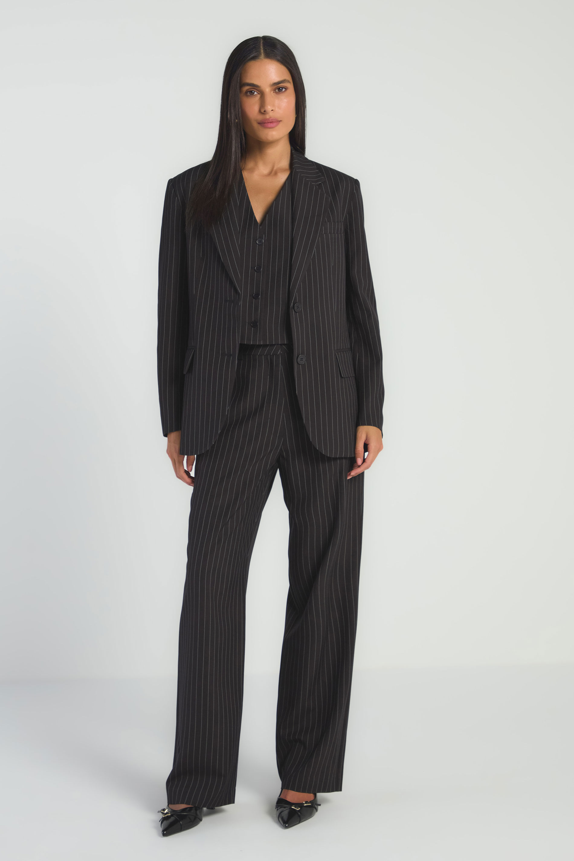 BLAZER LISTRA LEVE-PRETO M - PRETO - 283534