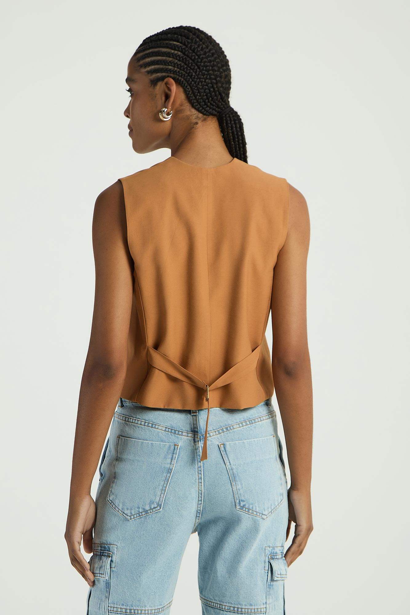 COLETE BOLSOS FRENTE - CARAMELO M - CARAMELO - 285126