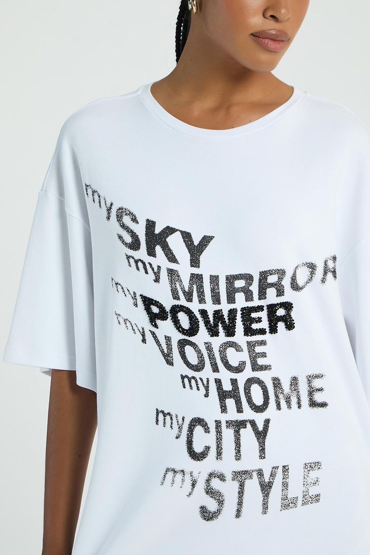 T-SHIRT SILK INSIGHTS - BRANCO PP - BRANCO - 286945