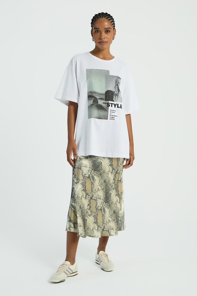 T-SHIRT MY STYLE SILK - BRANCO PP - BRANCO - 286988