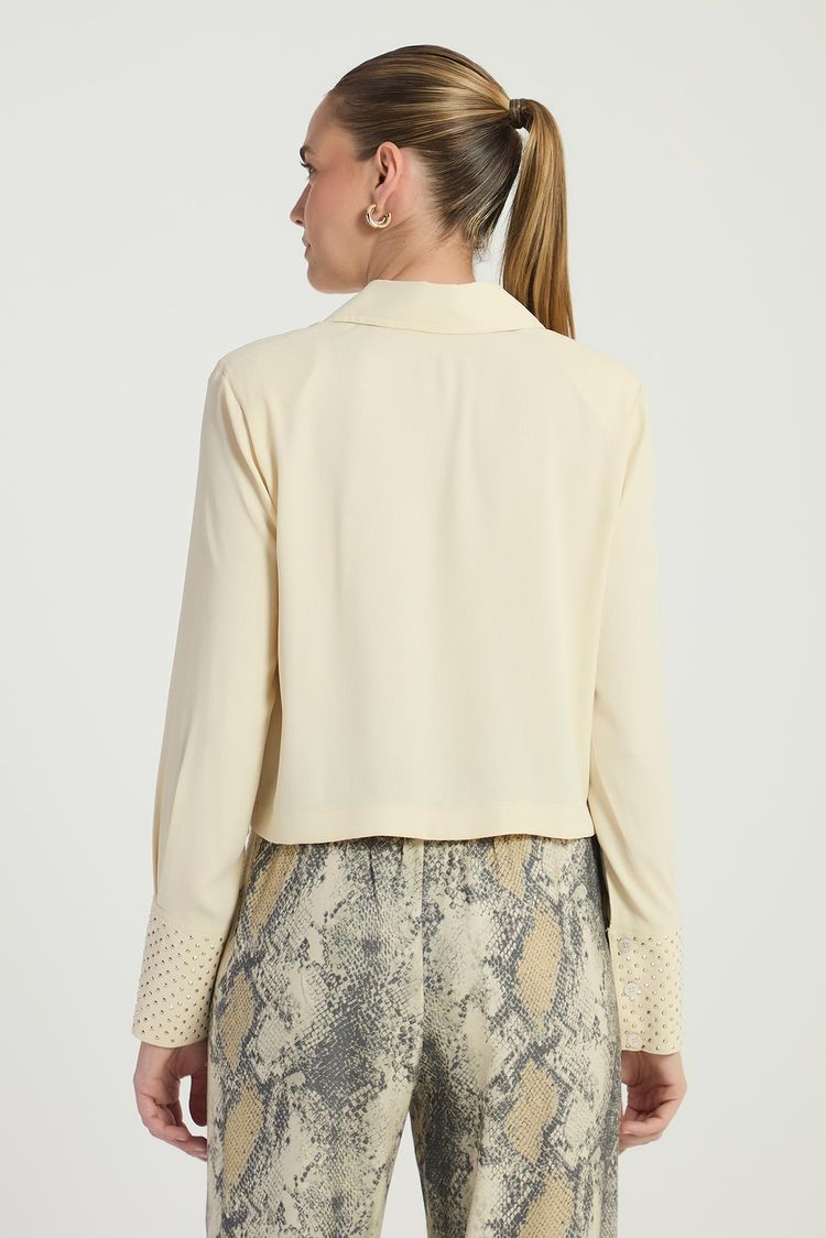 CAMISA DE COMPRIMENTO CROPPED - AVEIA G - AVEIA - 287895