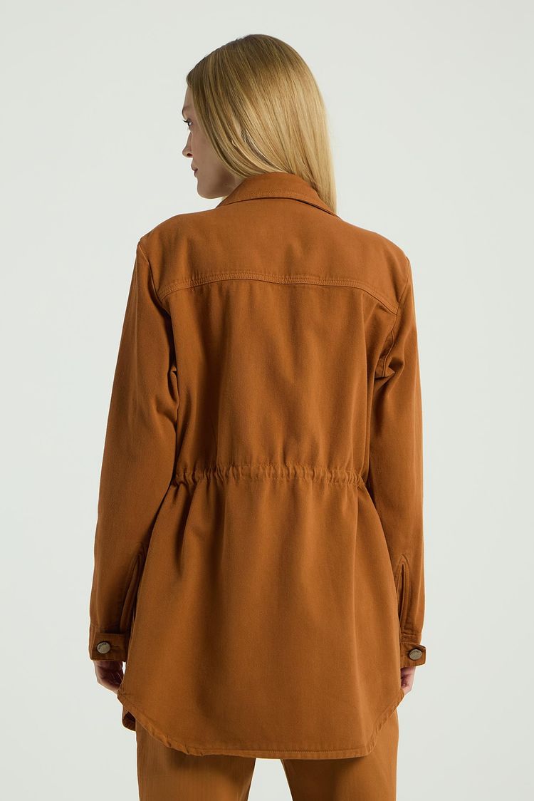 PARKA EM SARJA - CARAMELO G - CARAMELO - 288381
