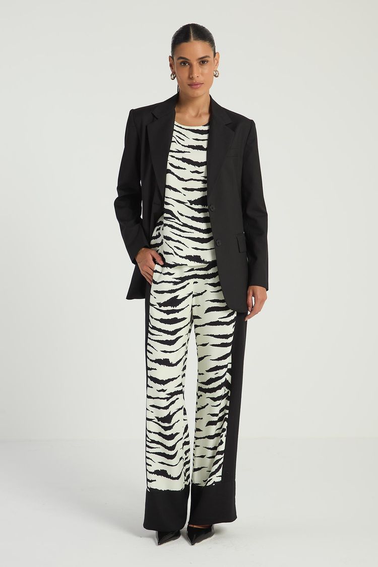 CALÇA ESTAMPADA - EST ZEBRADA INVERTIDA PP - EST ZEBRADA INVERTIDA - 290098