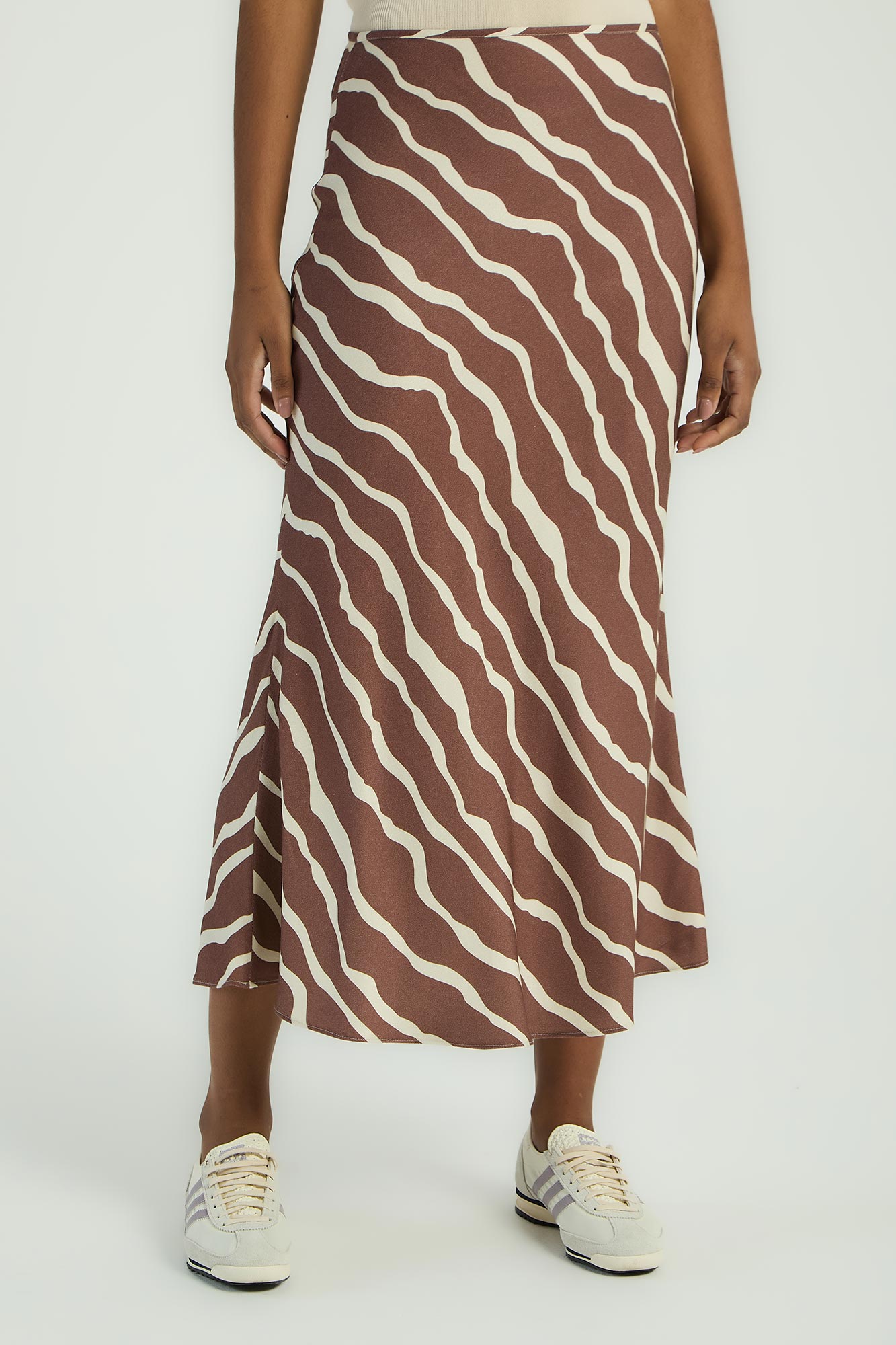 SAIA MIDI - ESTAMPA ANIMAL STRIPE P - EST ANIMAL STRIPE - 293413