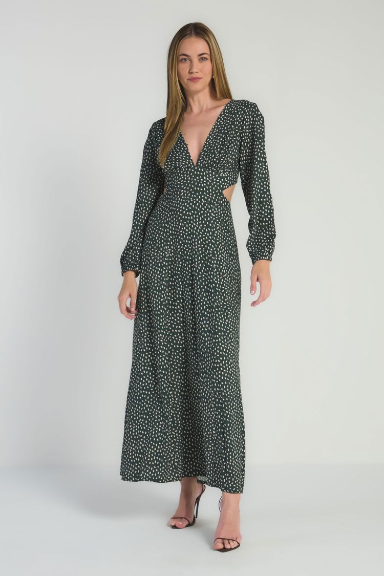 VESTIDO LONGO - ESTAMPA POÁS LIBERTY G - EST POAS LIBERTY - 295611