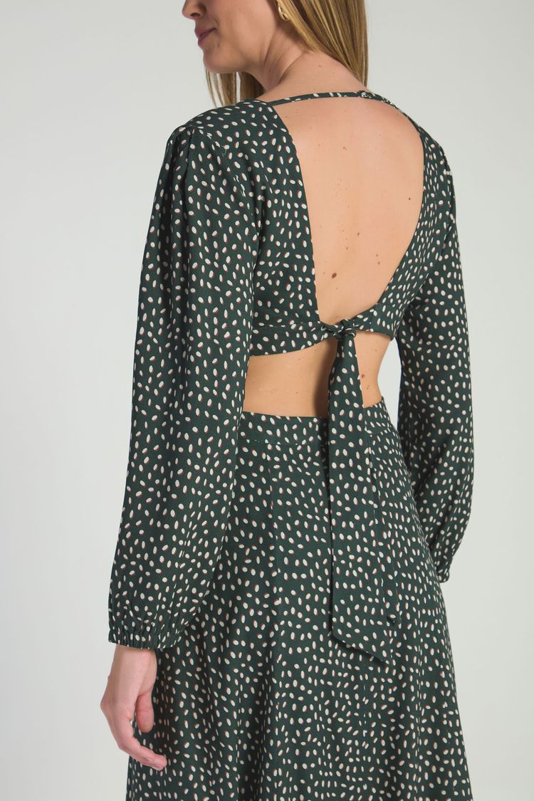 VESTIDO LONGO - ESTAMPA POÁS LIBERTY G - EST POAS LIBERTY - 295614