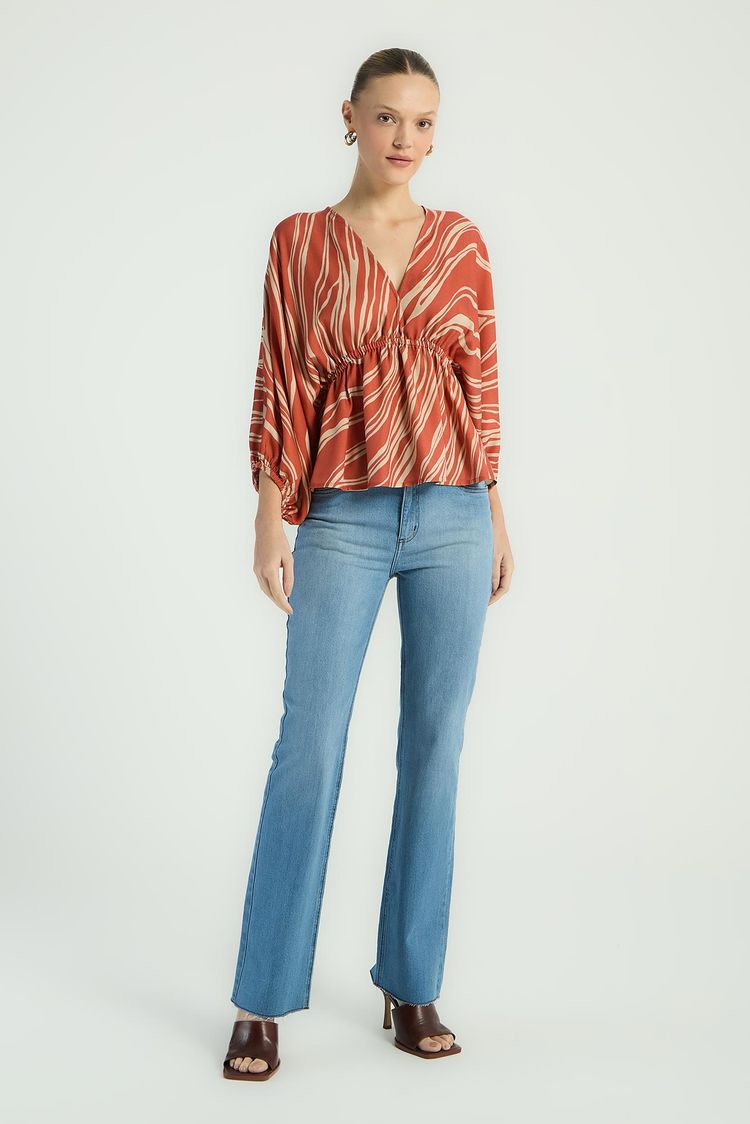 CALÇA JEANS BOOT CUT - JEANS 40 - JEANS - 297059