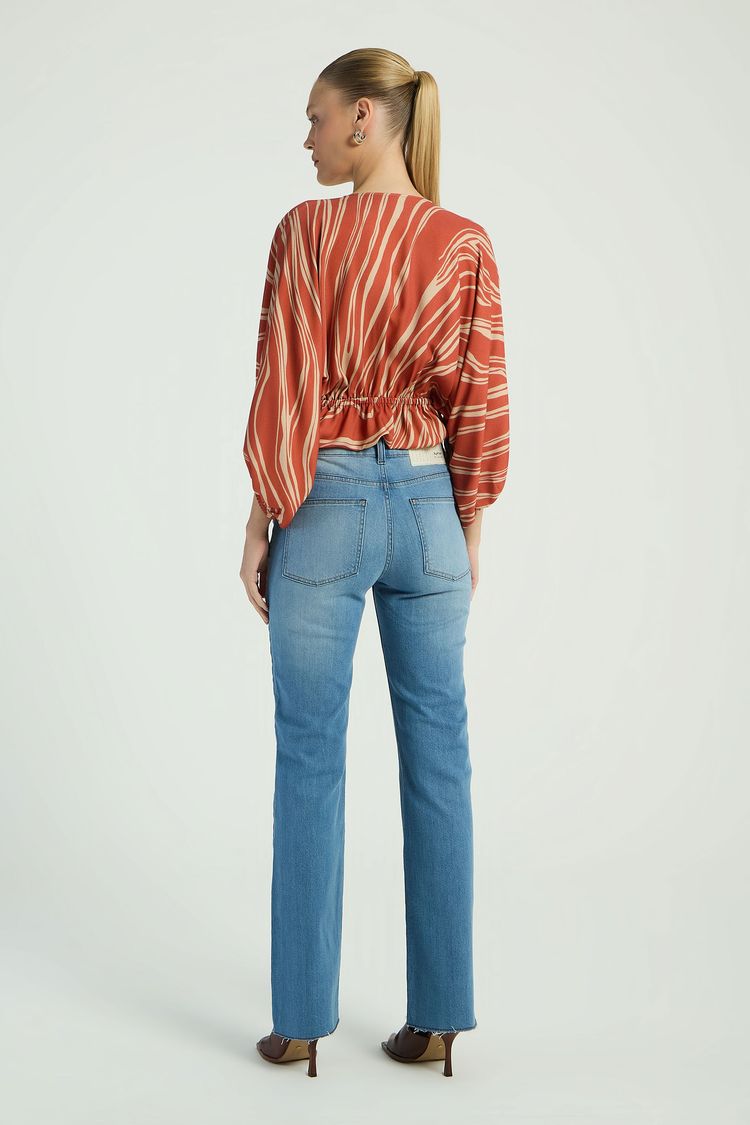 CALÇA JEANS BOOT CUT - JEANS 40 - JEANS - 297060