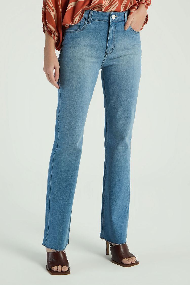 CALÇA JEANS BOOT CUT - JEANS 40 - JEANS - 297061