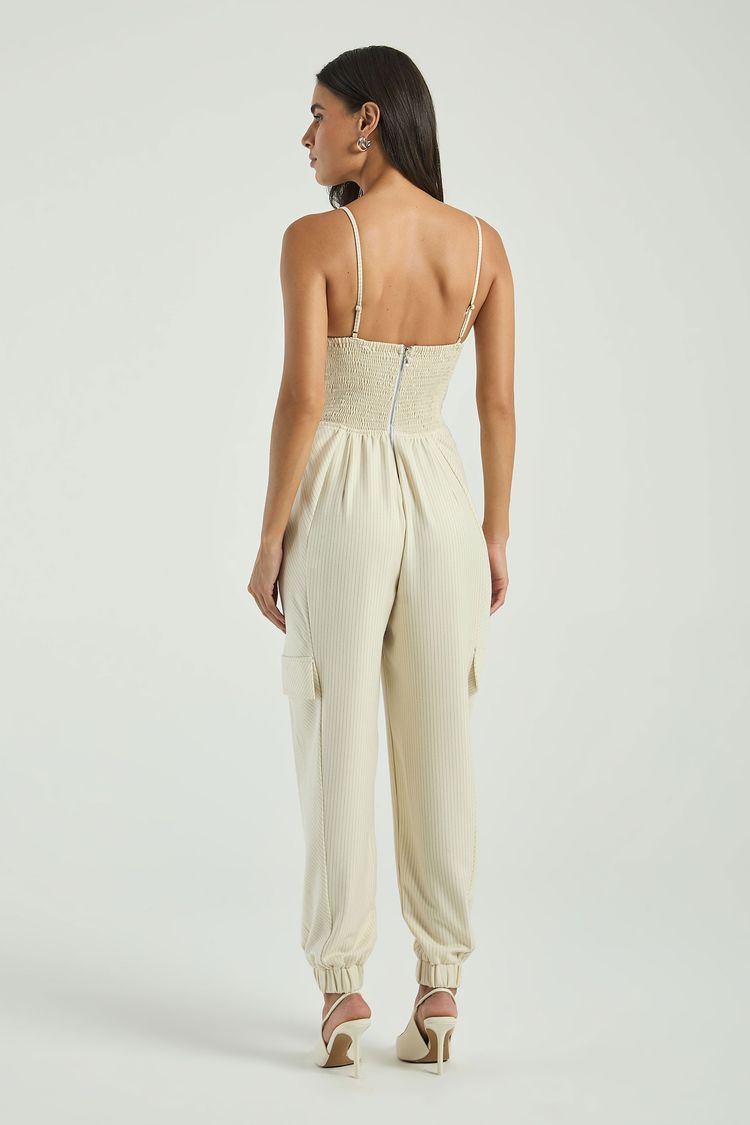 MACACÃO RISCAS FINAS-AVEIA PP - AVEIA - 303894