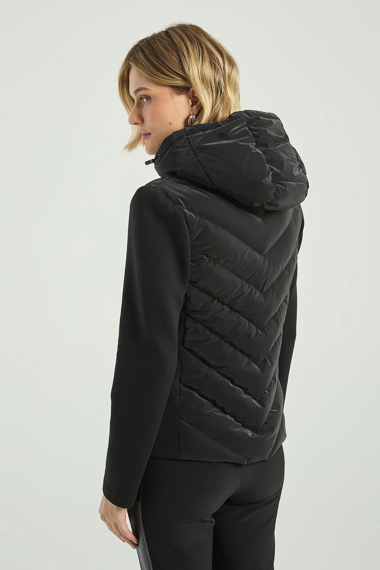 CASACO CAPUZ PUFFER-PRETO M - PRETO - 304998