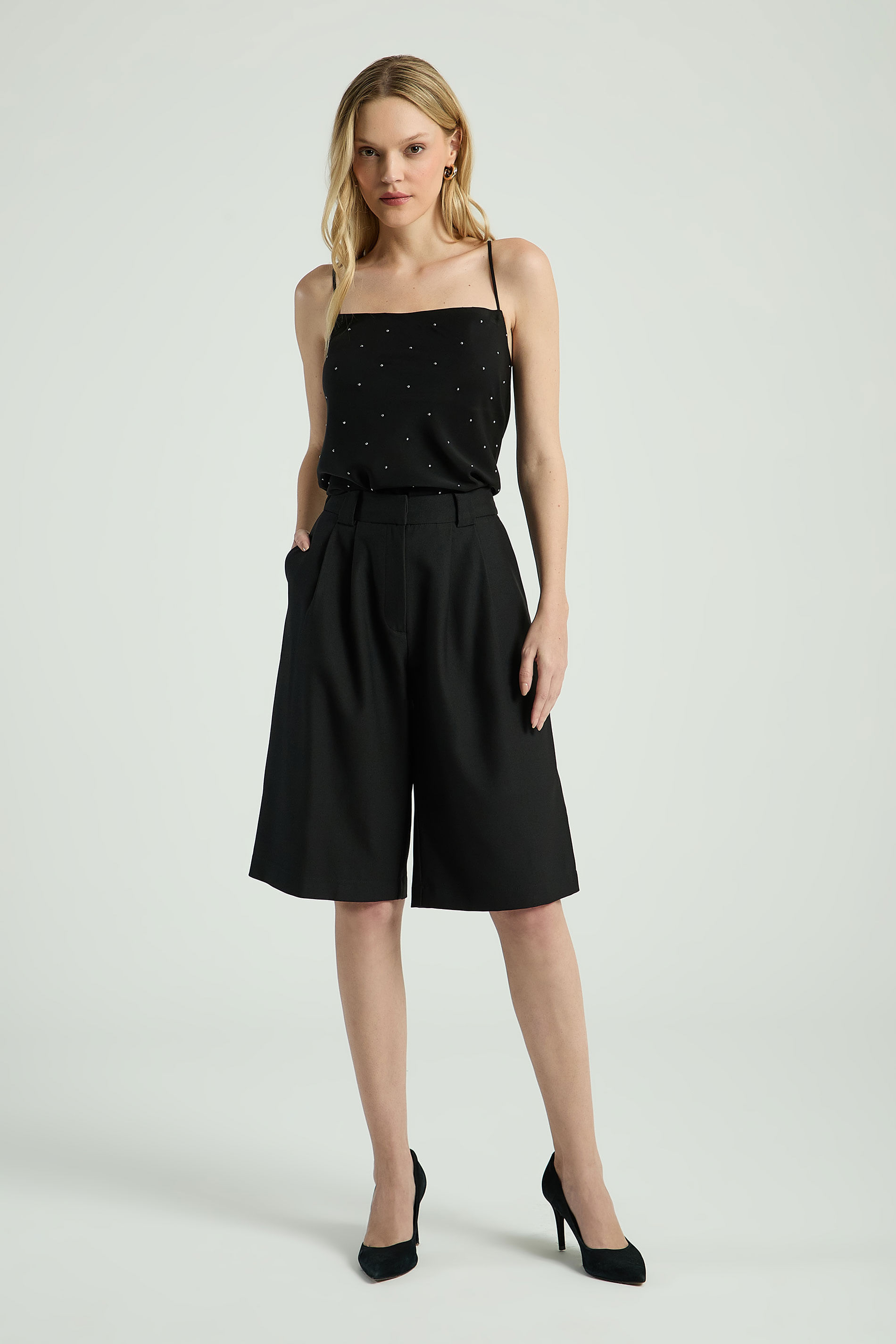 BLUSA BÁSICA COM TERMOCOLANTE - PRETO M - PRETO - 306805