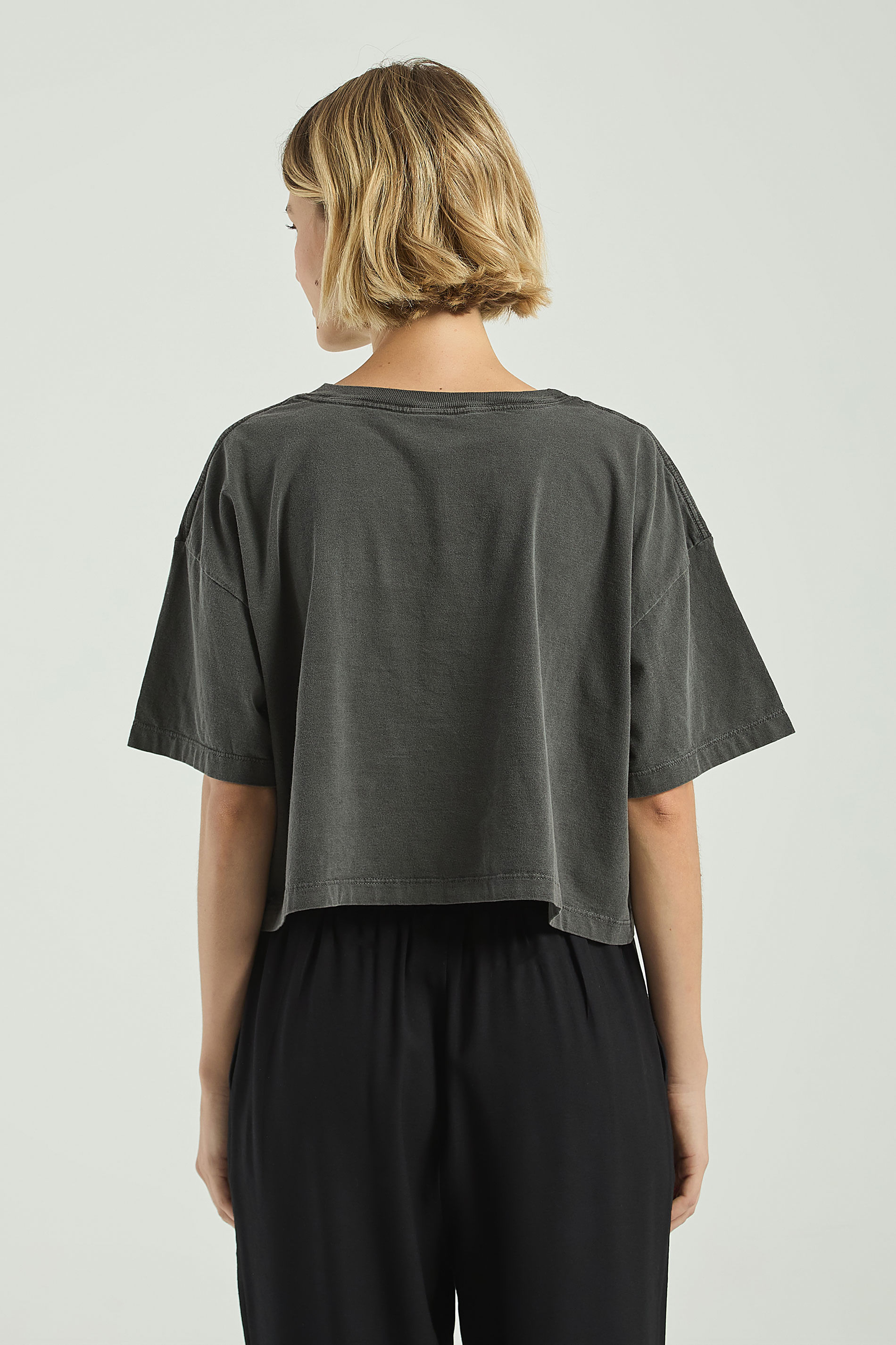 T-SHIRT SILK MUST HAVE BORDADA-PRETO M - PRETO - 308813