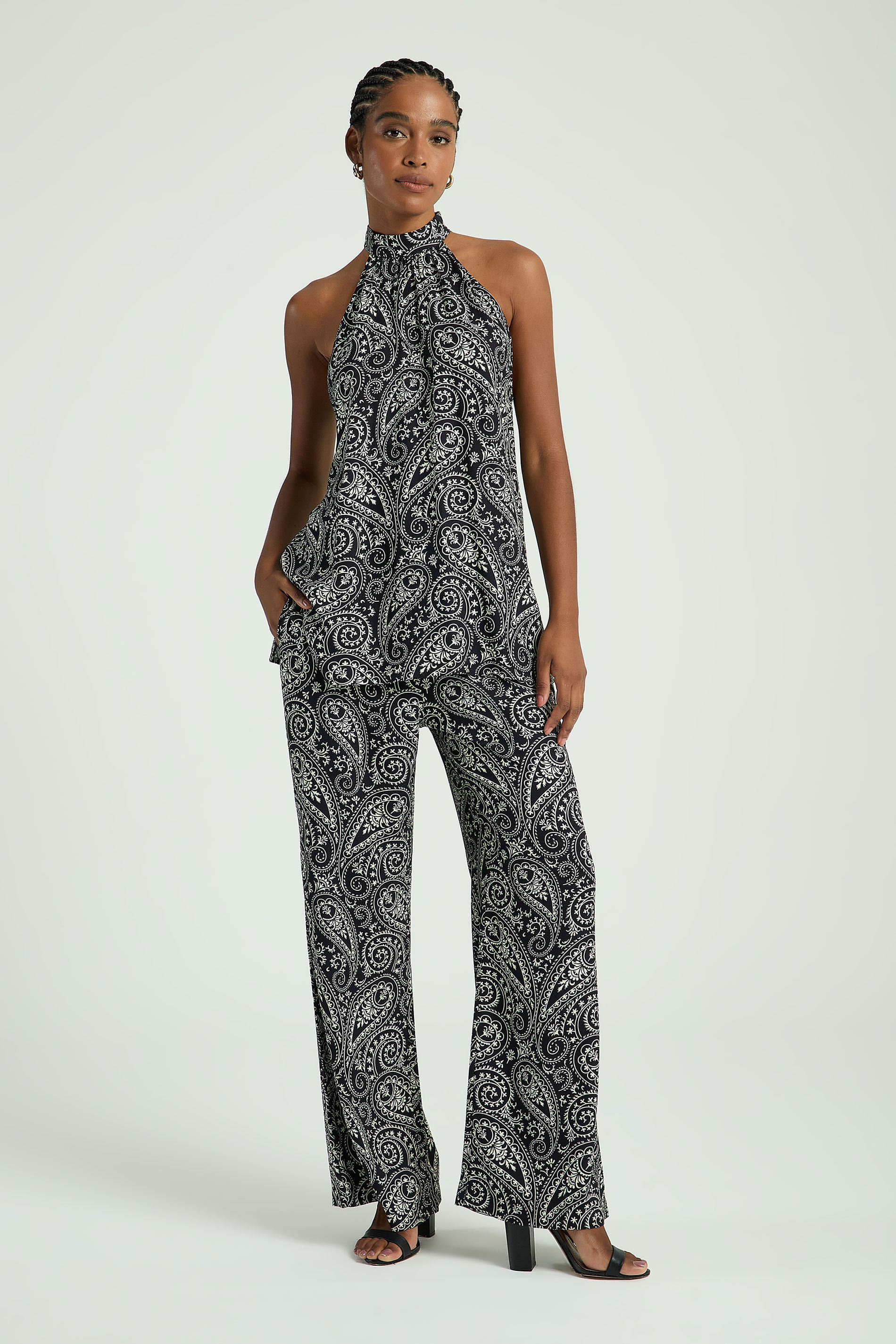 CALÇA PAISLEY BICOLOR-EST PAISLEY BICOLOR P - EST PAISLEY BICOLOR - 310976