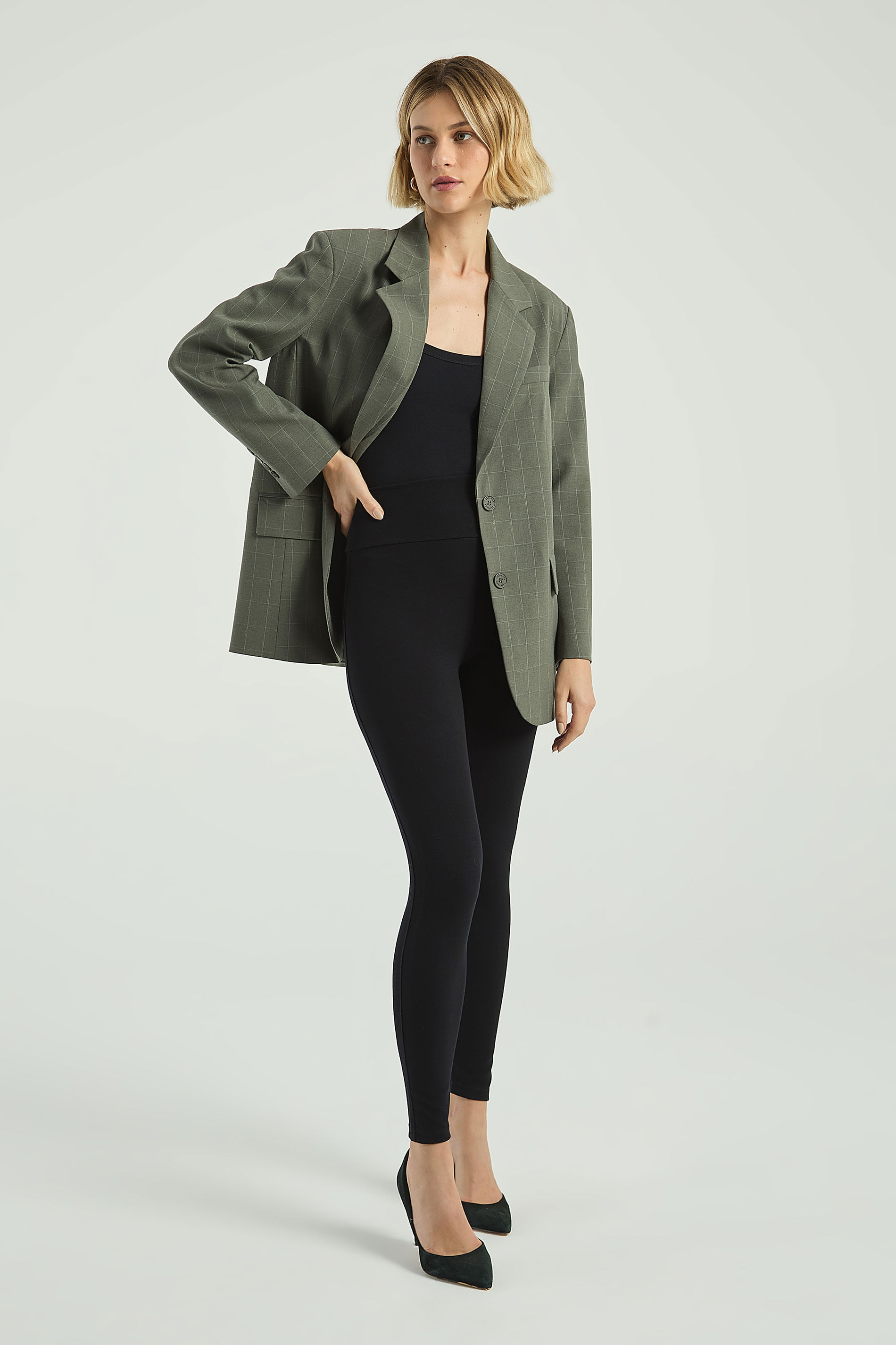 CALÇA LEGGING BÁSICA-PRETO M - PRETO - 311251