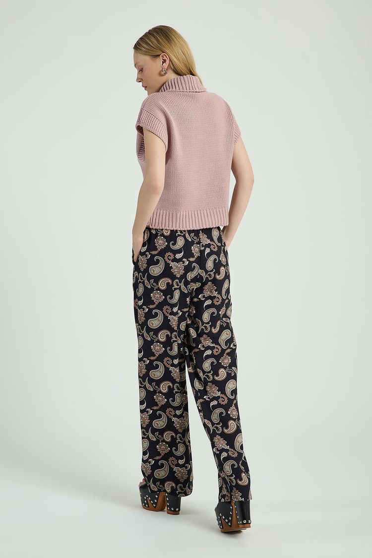 CALÇA ESTAMPADA COM BOLSOS LATERAIS-EST FLORAL PAISLEY P - EST FLORAL PAISLEY - 314290