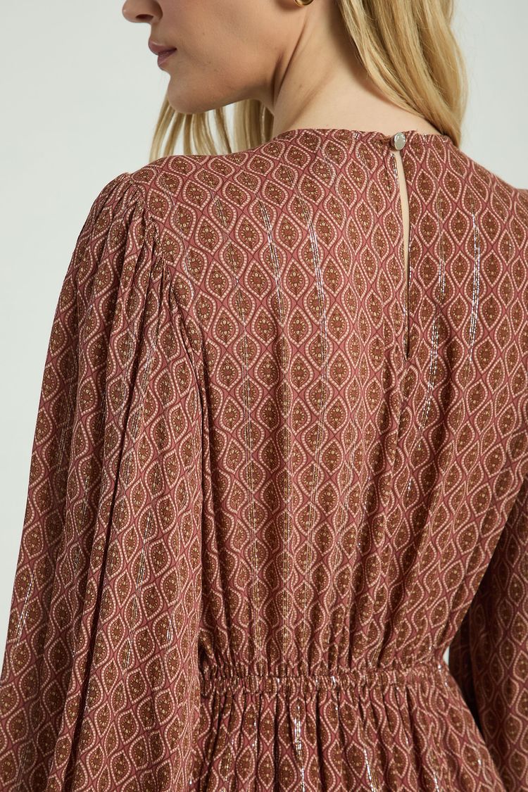 VESTIDO LONGO GGT BOHO-ROSE PP - ROSE - 314837