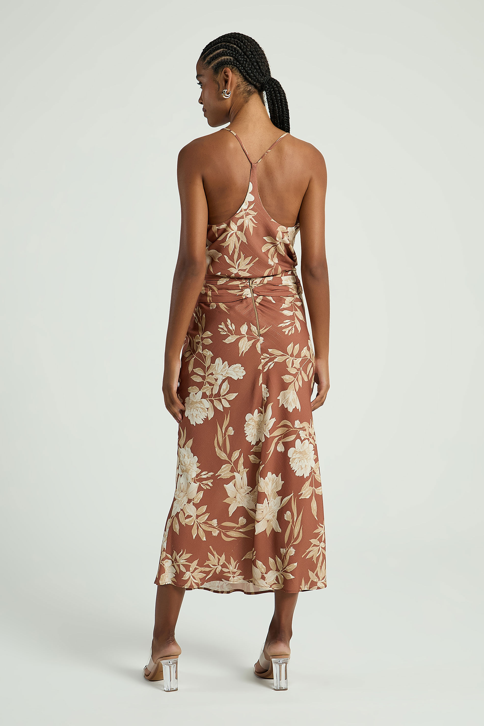 SAIA MIDI ESTAMPADA-EST JARDIM INVERNO GG - EST JARDIM INVERNO - 315593
