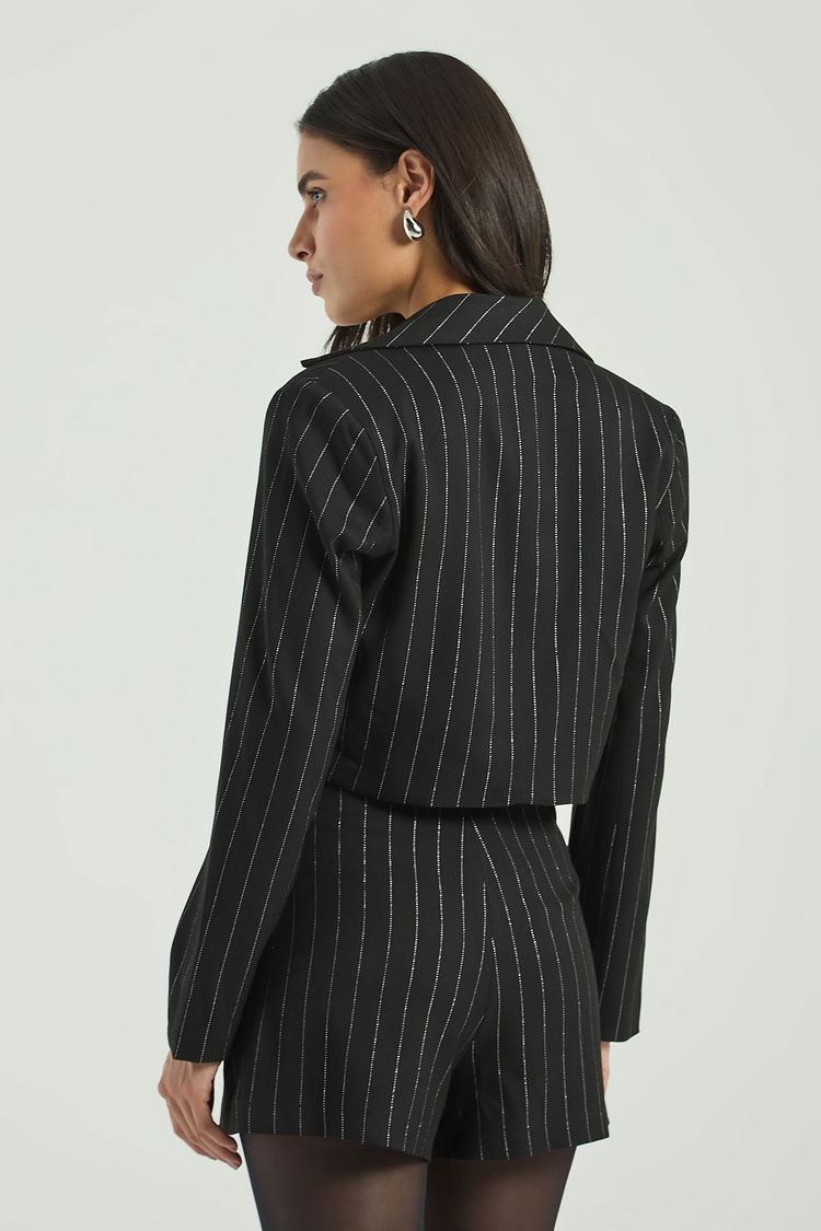 SPENCER RISCA LUREX-PRETO PP - PRETO - 315947