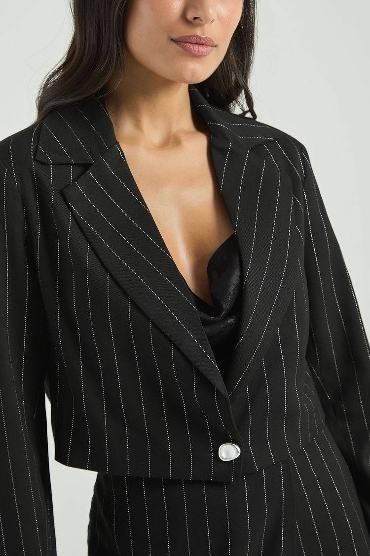 SPENCER RISCA LUREX-PRETO PP - PRETO - 315949