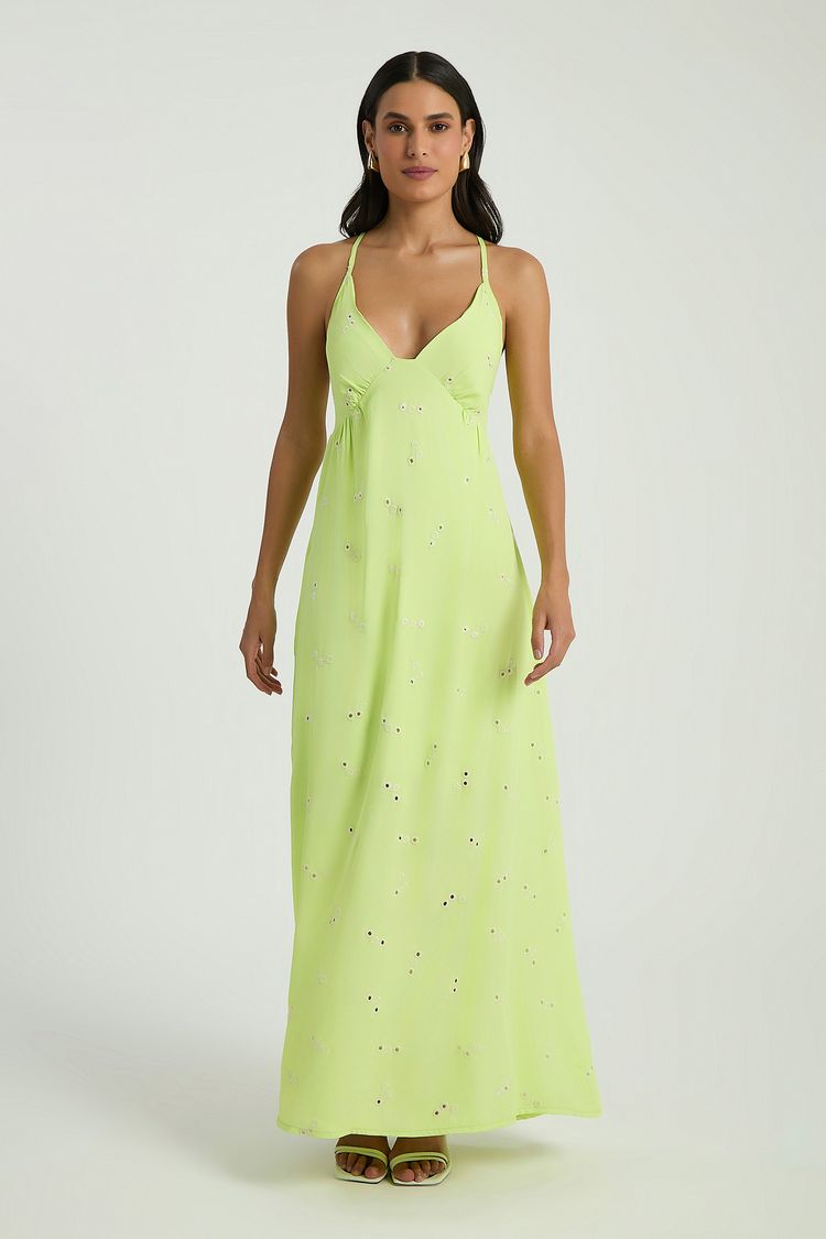 VESTIDO LONGO FLUÍDO - LEMONADE M - LEMONADE - 318310