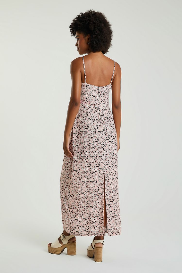 VESTIDO LONGO ESTAMPADO - EST FLORES DO CAMPO P - EST FLORES DO CAMPO - 319530