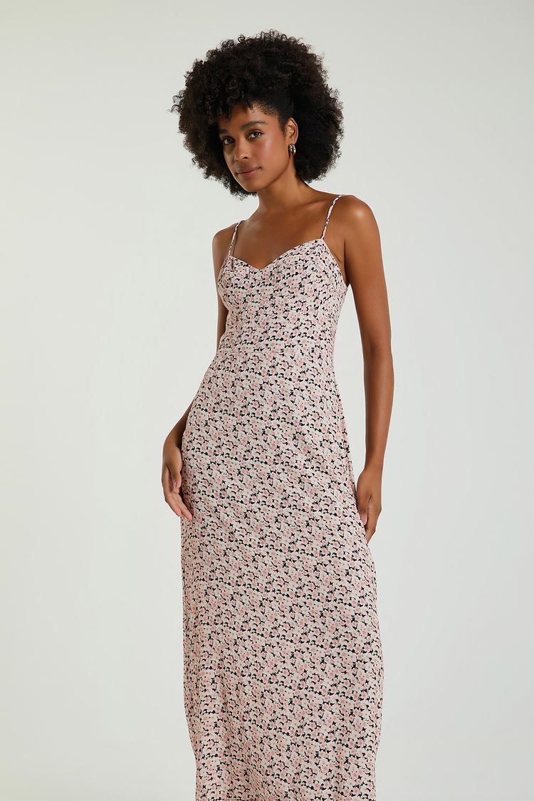 VESTIDO LONGO ESTAMPADO - EST FLORES DO CAMPO P - EST FLORES DO CAMPO - 319531