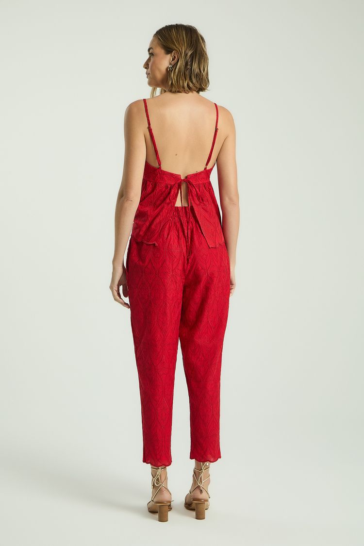 CALÇA CIGARRETE LAISE - TOMATE PP - TOMATE - 342273