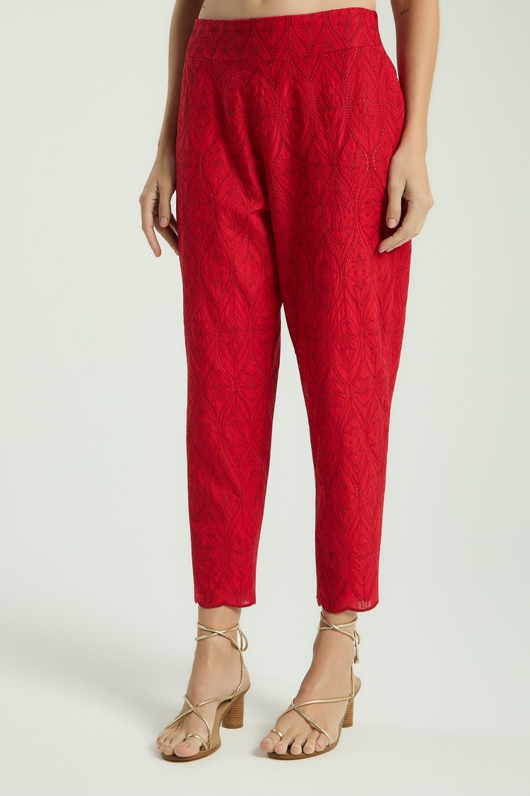 CALÇA CIGARRETE LAISE - TOMATE PP - TOMATE - 342274