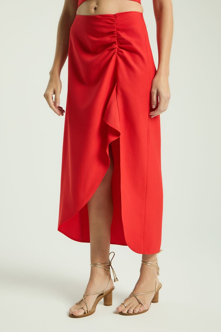 SAIA MIDI MOVIMENTO - TOMATE PP - TOMATE - 343614