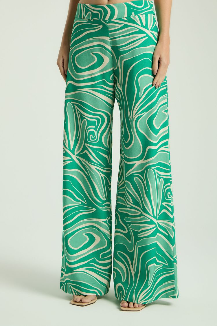 CALÇA - EST FOLHAGEM TROPICAL P - EST FOLHAGEM TROPICAL - 348153