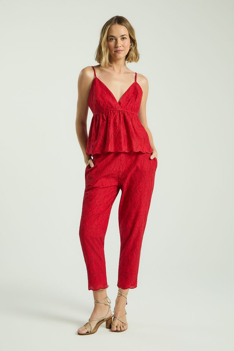 CAMISETA LAISE - TOMATE PP - TOMATE - 348278